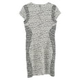thumbnail image 2 of Pre-Owned Diane von Furstenberg Snake Wave Sheath Mini Dress in White Cotton, 2 of 2