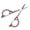 Red Bronze, variant on Nieyigj Vintage Floral Pattern Needlework Embroidery Stainless Steel Scissors 4.3 inches / 10.9 cm Bronze