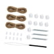 thumbnail image 4 of Kit de reparación de toldos plisados ​​para RV, accesorios resistentes para toldos plisados ​​de día y noche para RV Marrón, 4 of 9
