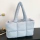 thumbnail image 3 of Bolso Nube para Mujer Mano Suave Acolchado Color Sólido Informal, 3 of 9