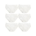 Hanes (6 Pack) Womens Bikini Underwear Cotton Bikini Panties for Women