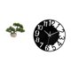 thumbnail image 5 of Colección De Bonsáis De Vegetación, Planta Artificial Con Reloj De Pared Decorativo Acrílico, Silencioso, Fácil De Leer, Sencillo, Redondo, Pieza Central Para El Hogar, La Oficina O El, 5 of 8
