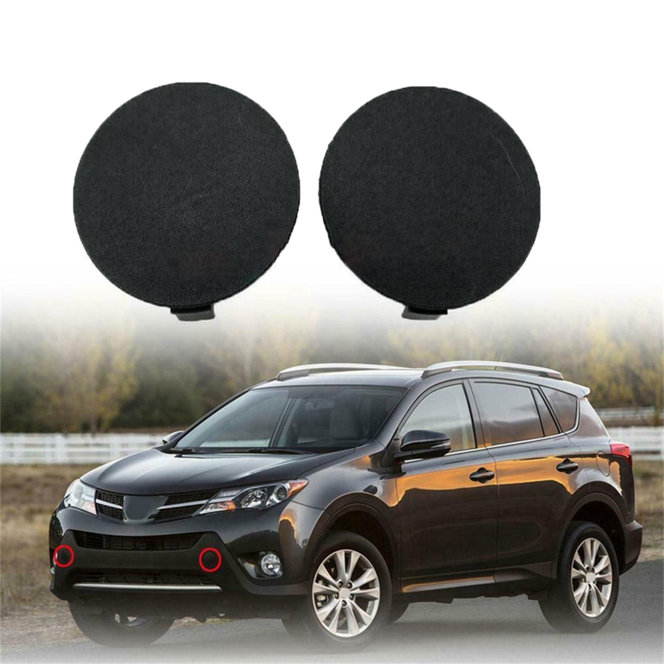 Front Bumper Hook Cover for 2013 2014 Toyota RAV4 Car Parts Accessories -