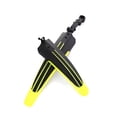 thumbnail image 3 of Naiovety Juego de guardabarros para bicicleta de montaña, accesorios para bicicleta, alas para guardabarros delantero y trasero, 2 uds. Negro + Amarillo 2piezas Naiovety CBP049501, 3 of 3