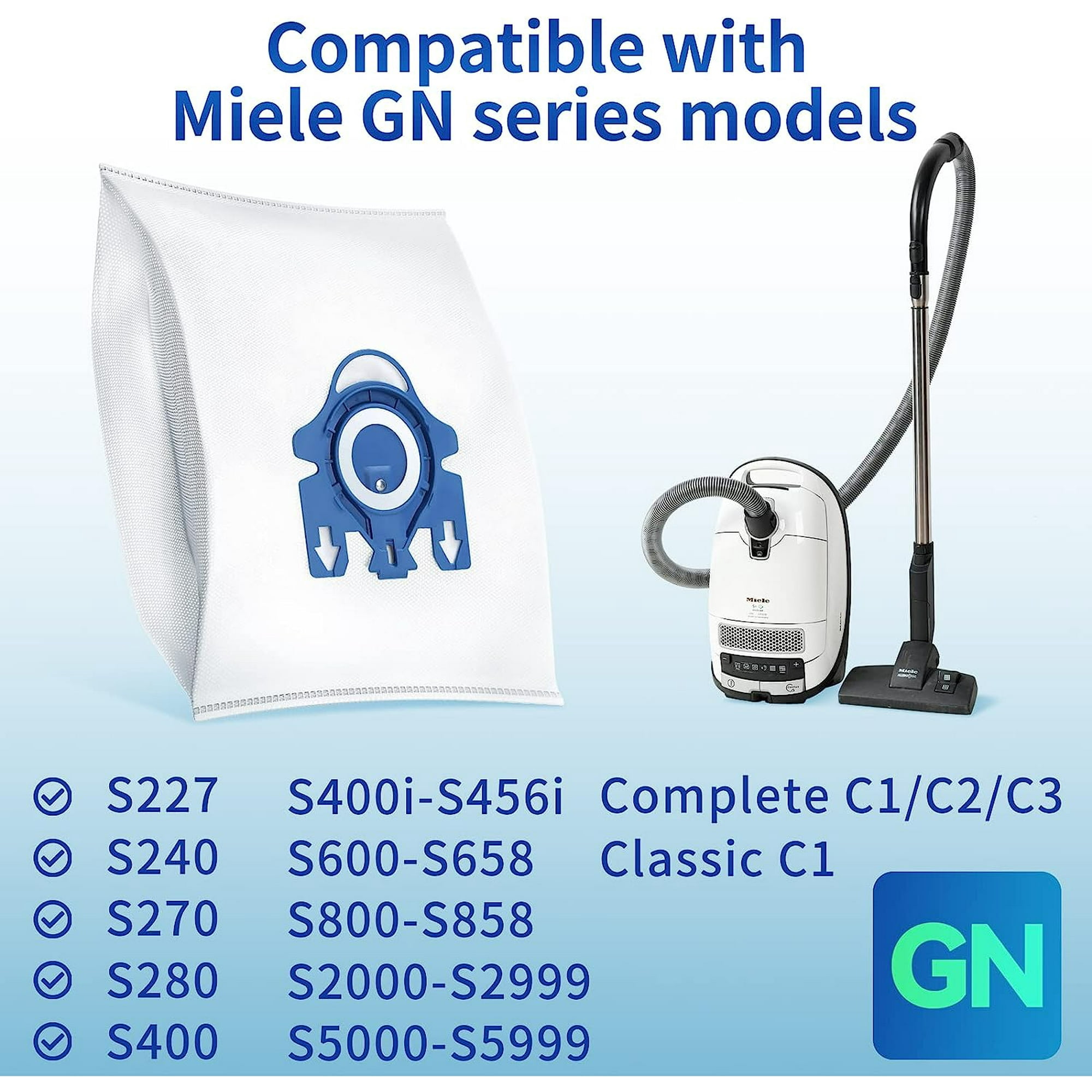 Classic C1 Sac Aspirateur Miele Complete C3 20 Pcs Sacs à