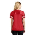 thumbnail image 2 of Sport-Tek &174; Maillot Réplique Posicharge &174; pour Femmes. Lst307 L Rouge Vif/blanc, 2 of 4