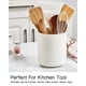 thumbnail image 2 of Soporte para utensilios de cocina getstar, tamaño grande, cerámica, color blanco, 2 of 6