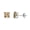 yellow1, variant on Sterling Silver Black CZ 8 mm Square Cut Stud Earring