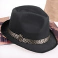 thumbnail image 2 of Men Jazz Hat Sunshade Photo Prop Chic Color Matching Sunhat, 2 of 5
