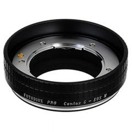 UPC: 0847372024353 | Fotodiox CntxG-EOSM-P Pro Lens Mount Adapter – Contax G Lens To Canon EOS M Mirrorless Camera Body with Built in Focus Control Dial