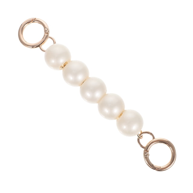 MasteelfCA Bag Extension Chain DIY Handbag Replacement Chain Pearl Bag Decorative Chain