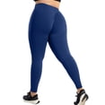 thumbnail image 5 of GEWSEY High Waisted Tummy Control Compression Yoga Pant for Women Petite to Plus Size Womens Leggings Non See Through (Navy, XXL), 5 of 8