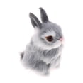 thumbnail image 1 of Imitate hair White Furry Rabbit Nap Toys Simulation Animal Model Decoration, 1 of 6