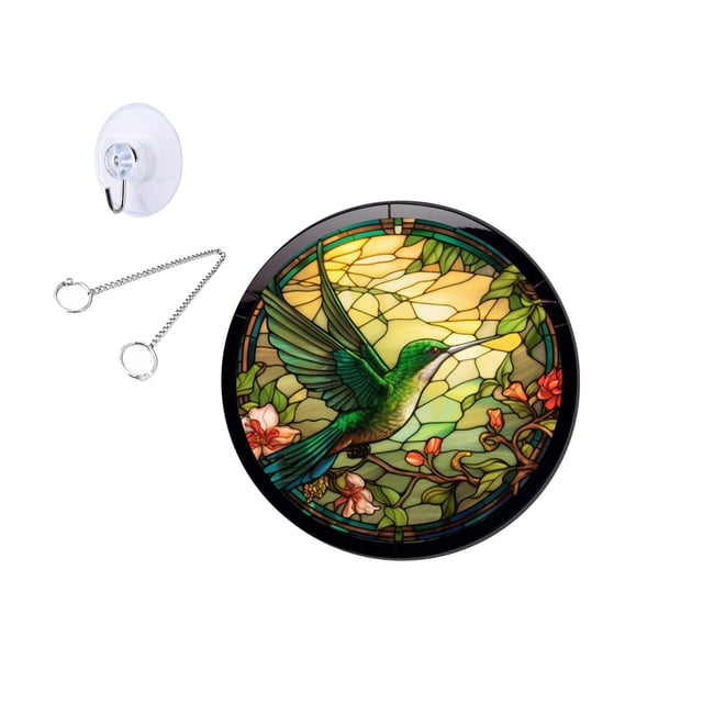 Clearance! Welcome Door Hanger Double Colorful Hummingbird Butterfly Hanger Window Gallery Home Decoration Hanger