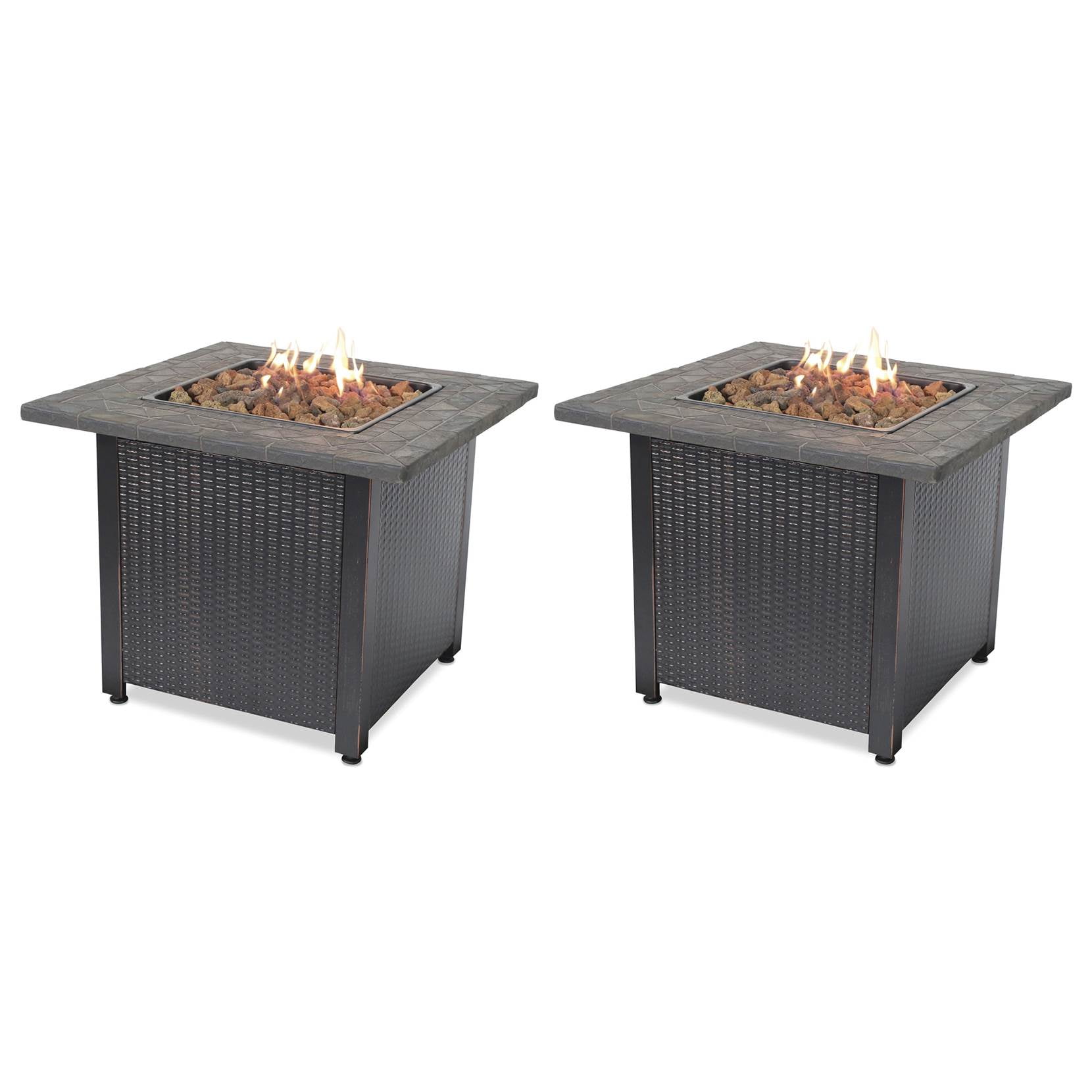 Endless Summer GAD1401M Decorative Outdoor LP Gas Fire Pit with Rocks