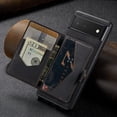 thumbnail image 4 of Case for Google Pixel 6 Pro, Detachable Magnetic Wallet Credit Card Slot Case Cover Support Wireless Charging Compatible with Google Pixel 6 Pro (Black), 4 of 13