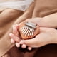 thumbnail image 5 of Mini Kalimba de 8 teclas, compacto de madera, Kalimba, práctica de dedo, regalos para amantes de la música, 5 of 7