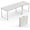White, variant on WoofPaw 4FT White Folding Table with Carrying Handle Height Adjustable Lightweight Fold Up Portable for Indoor Outdoor Picnic,Camping,Hiking,Fishing,BBQ …
