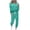 Mint Green, variant on YUHAOTIN Female Womens Pant Suits Dressy Wedding Petite Women's Solid Color Round Neck Casual Loose Long Sleeve Two Piece Set 70S Outfits for Women 80's Outfits for Women