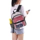 thumbnail image 5 of Mini mochila transparente aprobada por el estadio, mochila transparente impermeable para trabajo y eventos deportivos (negro), 5 of 5