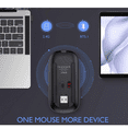 thumbnail image 3 of GJX Wireless Mouse,Rechargeable Battery Ergonomic Bluetooth Mouse,High Precision Optical Sensorc Gaming Mouse,Wireless Mouse for MacBook Pro,Windows,Chromebook,Black, 3 of 5