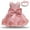 Pink, variant on TAGOLD Toddler Baby Girls Dress Lace Bowknot Birthday Party Wedding Gown Kids Dresses Light blue 2-3 Years