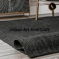 thumbnail image 4 of Jaipur Art And Craft Jute Area Rug Reversible Braided Floor Rectangle Solid Carpet (3x6 Sq ft), 4 of 6
