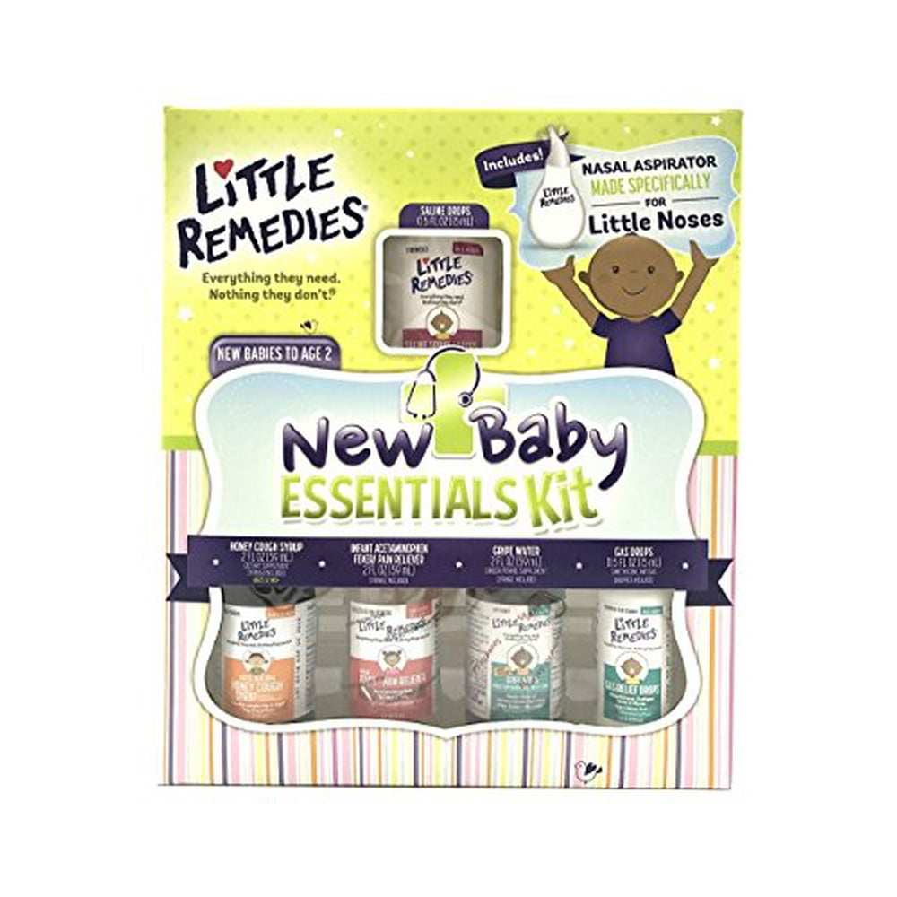 Little Remedies New Baby Essentials Kit New Babies To Age two 1 Each