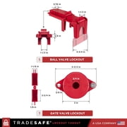 TRADESAFE Lockout Tagout Kit, LOTO Kit 25 Pcs, 2 Keys per Lock for Lock Out Tag Out