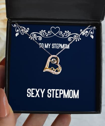 amangny Cute Stepmom Gifts, Sexy Stepmom, Brilliant Love Dancing Necklace Gifts for Mom - Walmart.com