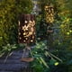 thumbnail image 1 of Farol solar con campanillas de viento para jardín | Lámpara colgante de hierro forjado impermeable con proyección de colibrí | Decoración relajante para patio, porche o árbol, 1 of 7
