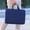 Navy, variant on Mwjwdo Unisex Slim Portable Laptop Handbag, Solid Color Lightweight Notebook Carrying Case for Business & Travel Navy
