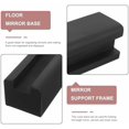 thumbnail image 4 of Wood Floor Mirror Base Picture Frame Stand Support Artwork Display Fixed Holder Stand Non-Slip Full Length Mirror Rack 25X7.5X6.8cm, 4 of 5