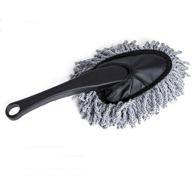 Plumero multifuncional para salpicadero de coche, limpieza interior y exterior del coche, cepillo para limpiar el polvo, herramienta para quitar el polvo, fregona gris, productos de limpieza