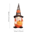 thumbnail image 5 of pathside Halloween Gnome Statue Spooky Tabletop Decor, Plastic Figurine for Party, Festive Home Ornament for Mantel Shelf (11.81x4.72x4.72in), 5 of 5