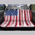 thumbnail image 3 of FUIALDOLG 4th of July Car Back Seat Covers Featuring Distressed American Flag, 2 Pieces Non Slip Waterproof Seat Protectors for Suv Truck Van, 3 of 4