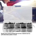 thumbnail image 2 of 400PCS Tornillos autorroscantes M2, Tornillos autorroscantes de acero al carbono negro, Tornillos autorroscantes de cabeza plana, Tornillos autorroscantes Sujetador para carpintería, para energía Ecomeon no, 2 of 4