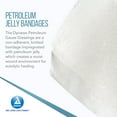 thumbnail image 2 of Dynarex Petroleum Gauze Dressings, 3" x 9", Sterile & Latex-Free, Non-Adherent Gauze Impregnated by Petroleum Jelly for Wound Care, Single Pouches, 1 Case of 120 (10 Boxes of 12), 2 of 6