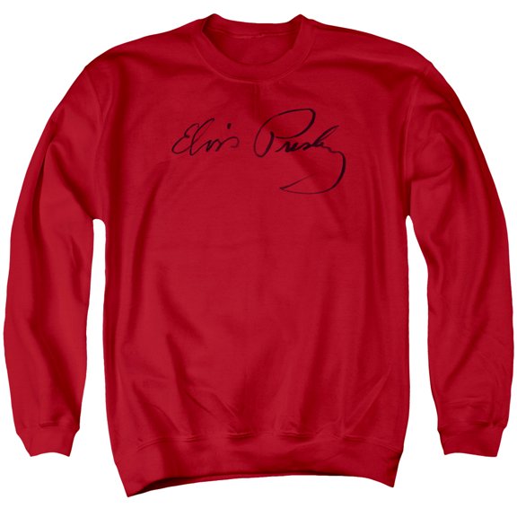 Elvis Presley - Signature Sketch - Crewneck Sweatshirt - XX-Large
