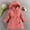 Watermelon Red, variant on LFEOOST Kids Girls Winter Warm Fleece Lined Jacket Coat Faux Fur Hooded Puffer Coats Soft Thicken Overcoat Wine 130
