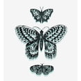 thumbnail image 2 of Celestial Tropics Butterflies Adult White Long Sleeve Hoodie-XXL, 2 of 3