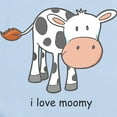 thumbnail image 2 of CafePress - I Love Moomy Infant Bodysuit - Baby Light Bodysuit, Size Newborn - 24 Months, 2 of 4