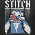 thumbnail image 2 of Men's Lilo & Stitch Distressed Nose Picker Pull Over Hoodie Black Medium, 2 of 4