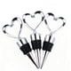 thumbnail image 1 of 3 tapones para botellas de vino y bebidas con diseño de amor de acero inoxidable en forma de corazón. Ormromra WRQX-477-2, 1 of 4