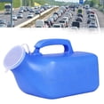 thumbnail image 5 of Urinal for Men Spill Proof Men's Potty Portable Urinal Pee Bottle 2000ML for Hospital Home Camping Car Travel,White, 5 of 6