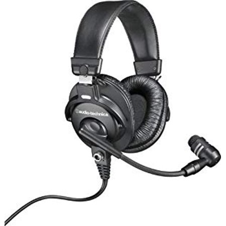 audio-technica bphs1 broadcast stereo headset with dynamic boom mic