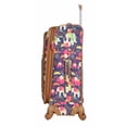 thumbnail image 3 of Lily Bloom Luggage 24" Expandable Design Pattern Suitcase With Spinner Wheels For Woman (24in, Elephant Rain), 3 of 7