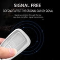 thumbnail image 5 of Key Fob Cover Compatible with Toyota Camry Rav4 Corolla Corolla Cross Corolla Hatch Highlander 4Runner Land Cruiser Tundra 2019-2026 4 Button Keychain Case Holder Protector,Keychain-B-silver, 5 of 8