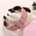 thumbnail image 7 of Unique Bargains 2 Pcs Women' Wide Headband Pink Yellow 1.93" Wide Classic Casual Style Headband for Women Girl, 7 of 7