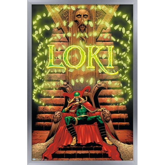 Marvel Comics - Loki - Thor #74 Wall Poster, 14.725" x 22.375", Framed